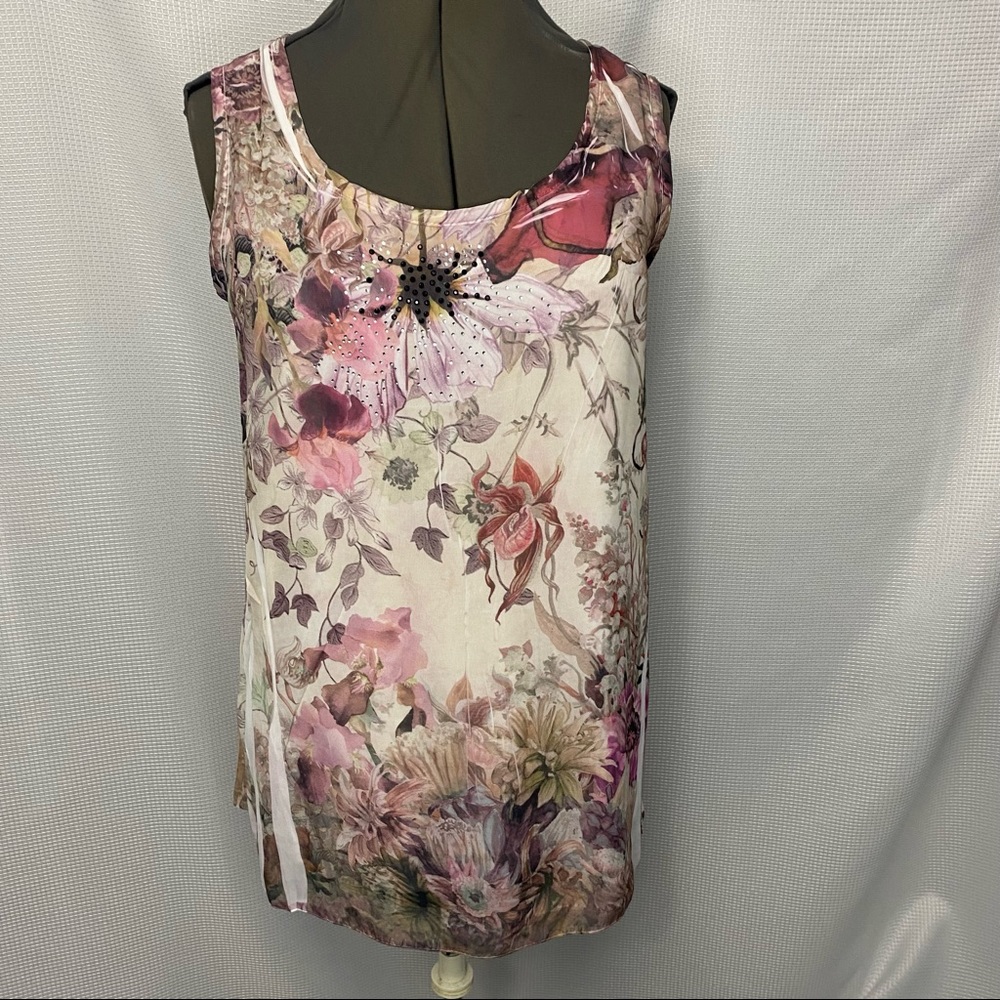 Dressbarn Dressy Floral Tank